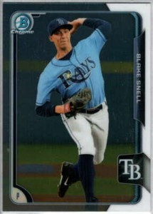 2015 Bowman Draft Chrome #107 Blake Snell Rookie Tampa Bay Rays