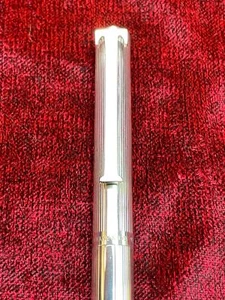 TIFFANY & CO. VINTAGE STERLING BALL POINT PEN "T" HOLDER Works Well - Picture 1 of 6