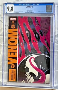 Venom #11 CGC 9.8 ❄️Snow WHITE Pages❄️2019 Gibbons Variant Cover=Watchmen Homage - Picture 1 of 6