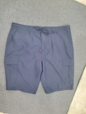 Shorts masculino True Rock, tamanho 50 cintura azul marinho, bolsos de carga novo com etiquetas - Imagem 1 de 4