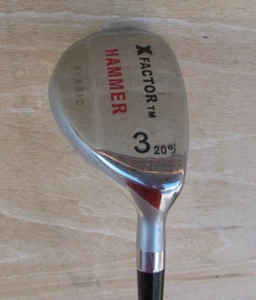 XFACTOR HAMMER 3 HYBRID 20 LOFT REGULAR FLEX GRAPHITE 3H X-FACTOR RH - Picture 1 of 7