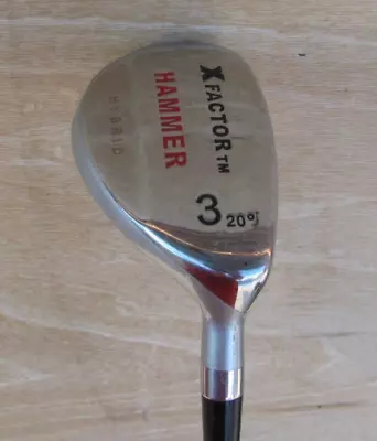 XFACTOR HAMMER 3 HYBRID 20 LOFT REGULAR FLEX GRAPHITE 3H X-FACTOR RH - Image 1 of 4