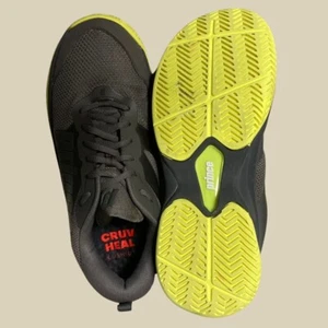 Prince Cross-Court 2.0 Tennis Shoes Grey/Volt Men's Size 9 Pickleball Shoes - Picture 1 of 10