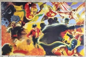 05556 Poster - DC COMICS - Flash, Starman - 87 x 57 cm - Picture 1 of 3