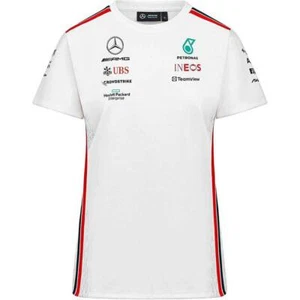 Mercedes AMG Petronas F1 Womens Driver Team White Tee 2023 - Picture 1 of 7