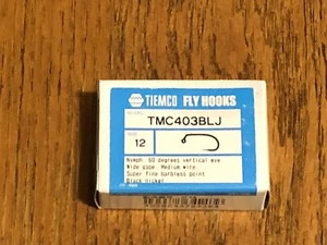 100 Tiemco Fly Tying Hooks, TMC 403BLJ, Size 12 - Picture 1 of 1