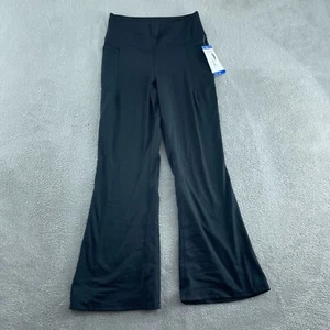 Jockey Womens Black High-Waisted Flared Leggings L NWT 3220 - Picture 1 of 11