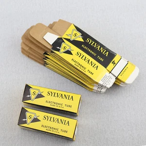 20 Empty SYLVANIA Vacuum Tube Boxes. Fit 12AX7 ecc82 12AT7 5687 7199 & similar - Picture 1 of 3