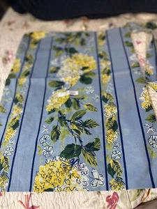 New April Cornell Cross Body Tote Bag Print 100% Cotton 18" x 13", Long Strap - Picture 1 of 3