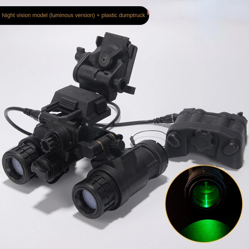 FMA Tactical Dummy PVS31 Binocular Visión Nocturna Modelo Luminoso y Caja de Batería