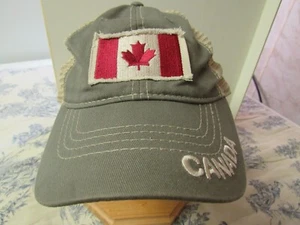 Canada Souvenir Embroidered Trucker Style Baseball Hat - Picture 1 of 9