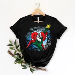 Guitar Christmas Tree T-shirt Guitarist Womens Mens Size S L Xl 2xl 3xl 4xl 5xl - Picture 1 of 3