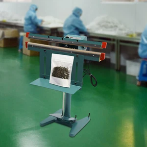 Máquina de sellado por impulso de pie 35-100 cm máquina de sellado de bolsas de calor selladora de embalaje - Imagen 1 de 16