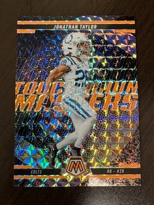 2025 Panini Mosaic Touchdown Masters Jonathan Taylor #10 Orange - Colts - Picture 1 of 2