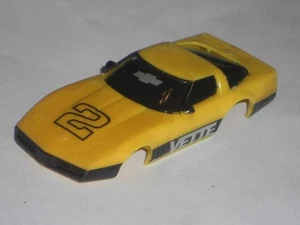 CUERPO CHEVY CORVETTE VINTAGE AURORA AFX TIPO TYCO 83 BONITO HO SLOT CAR - Imagen 1 de 3