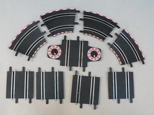 4 Kurventeile 61612 Curva Ripida + 4 Piccolo Dritto + Contatore Giri Carrera Go - Picture 1 of 1