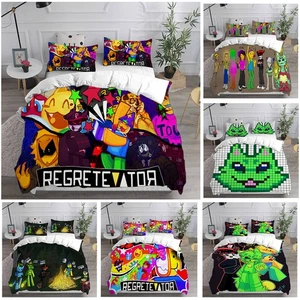 Cosplay Regretevator Gnarpy 3D Duvet Cover Bedding Set Pillowcase Quilt Single - Picture 1 of 27