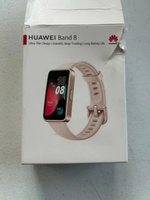 Huawei Band 8 Smart Watch Pink Thin Fitness Tracker Heart Monitor NEW EX-DISPLAY - Image 1 of 4