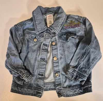 Disney Princess Denim Jean Jacket Toddler Girl Size 4T  - Image 1 of 4