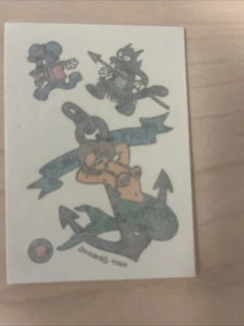 THE SIMPSONS 1993 Skybox MERMAID TATTOO  - Picture 1 of 2