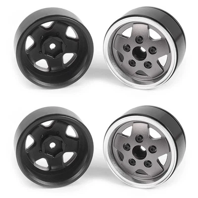 RC4WD VVV-C0810 CNC Machined Dome Spoked 1.9" Classic Beadlock Wheels (4) - Image 1 of 4
