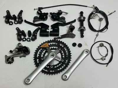 Shimano 200GS 90s Groupset Cantilever Brakes Derailer Crank Shifters BB Vintage - Image 1 of 4