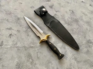 Daggers Real Knife Handmade and Real Leather Sheath, Daggers Fantasy Knives - Picture 1 of 4