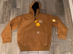 Carhartt Washed Duck Insulated Active Jacket MEN'S L J130-M - Picture 1 of 9