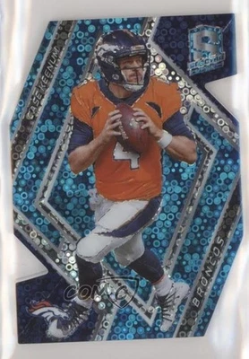 2018 Panini Spectra Neon Blue Prizm Die-Cut /35 Case Keenum #15 - Image 1 of 2