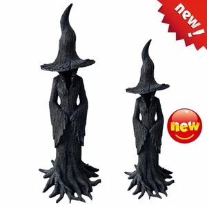 Statua Strega Resina Artigianale Decorazione Scrivania Halloween Ornamento Decorazione Casa· - Foto 1 di 3