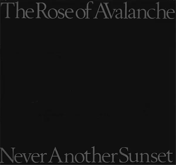 LP The Rose Of Avalanche Never Another Sunset NEAR MINT Avalantic Records - Bild 1 von 1