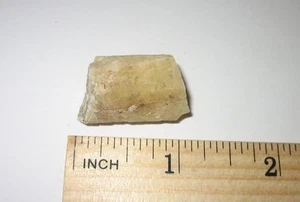 1" BEAUTIFUL RARE NATURAL ROUGH HELIODOR YELLOW BERYL CRYSTAL NH, USA ~ 9.3grams - Imagen 1 de 4