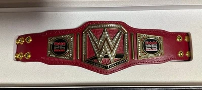 WWE RAW 25th Anniversary Universal Championship Belt Mini Replica w/ Case (2018) - Image 1 of 4