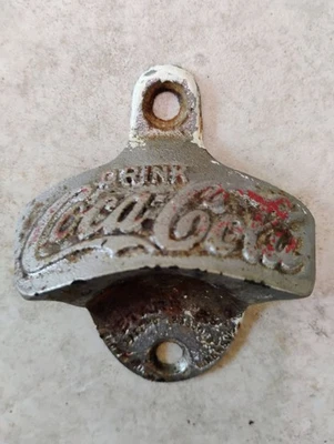 Vintage Coca-Cola Wall-Mount Bottle Opener USA Starr X Newport News VA - Image 1 of 4
