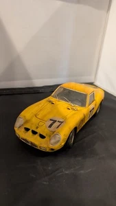 Hot Wheels 1/18 FERRARI 250 GTO Yellow Rare Color RACED VERSION # 77 HTF - Picture 1 of 8