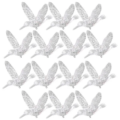 20 Pcs Hummingbird Ornaments Acrylic Hummingbird Flying Figurine Clear Pendan... - Image 1 of 4