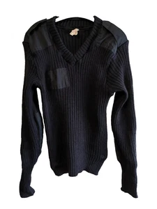Brigade Quartermasters Woolly Pully Pullover V-Ausschnitt Kommando 40 dick Militär - Bild 1 von 14