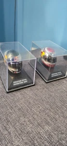 Sebastian Vettel 1:8 Scale Arai mini helmets. Hockenheim 2010, Silverstone 2009 - Picture 1 of 7