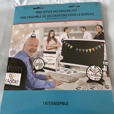 Officially Retired Mini Office Decorating Kit RETIREMENT PARTY - New! - Image 1 of 4