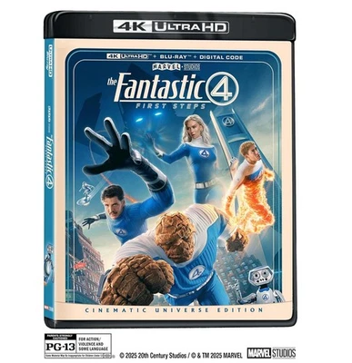 The Fantastic Four: First Steps [4K UHD + Blu-ray + Digital, 10-14-2025] NEW - Image 1 of 4