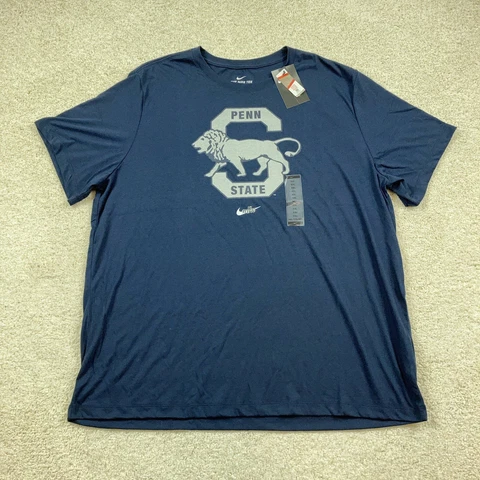 Nike Penn State Nittany Lions Mens 2XL Blue Shirt DJ6436-419 New Cover