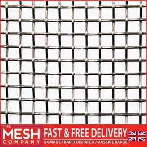 Malla inoxidable The Mesh Company 304 | Alambre de 6 LPI 0,9 mm agujero de 3,33 mm 500 x 500 mm - Imagen 1 de 8