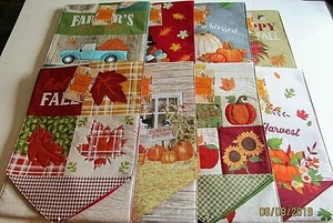 THANKSGIVING/FALL TABLE RUNNER ASSORTMENT #2 13" X 72" {Your choice} - Picture 1 of 9