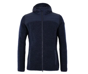 Felpa con cappuccio Super Natural Combustion Cloud donna blu melange profondo oceano W00211228 - Foto 1 di 1