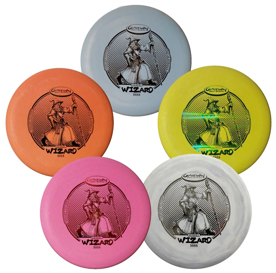 Gateway Wizard Disc Golf Putter Approach Disc (5 Pack) "Pick Flex" - Image 1 of 1