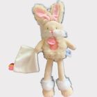 Baby Nat' Plush BUNNY DOUDOU Rabbit w/Blankie Lovey Baby Toy #BN0386 New