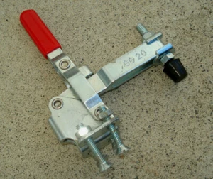 Vintage Clamp Tool GG20 Red Handle TABLE VISE For 2x4 Lumber 5" Across - Picture 1 of 5