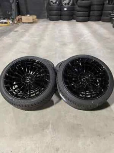 22x9 22x10.5 MERCEDES BENZ MAYBACH GLS450 GLE350 WHEELS RIMS TIRES GLC ML 5x112 - Picture 1 of 11
