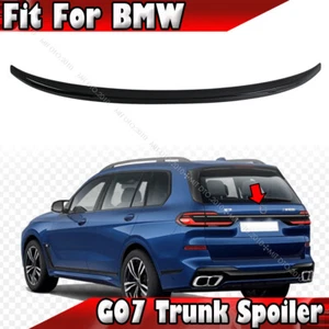 19-25 ABS Fits BMW X7-Series G07 SUV V Type Rear Middle Trunk Spoiler Painted - Picture 1 of 5