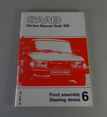 Taller Manual Saab 900 Frontal Asamblea & Dirección Device Model-Year 1979-1982 - Imagen 1 de 4